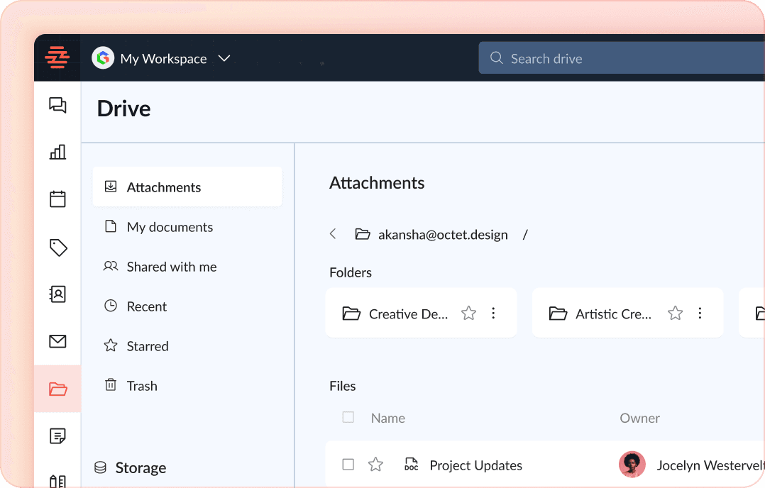 Shared Attachments Drive