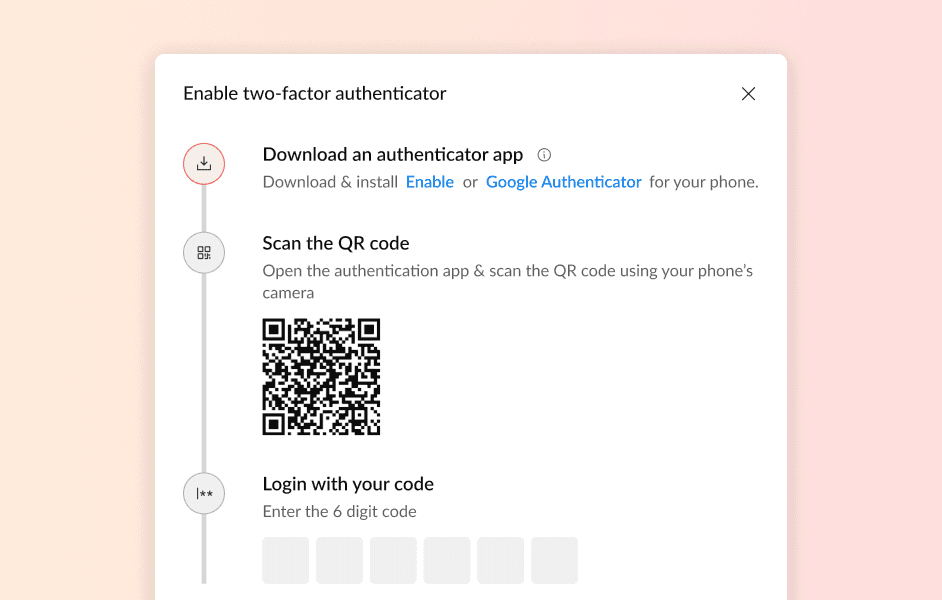 Two-Factor Authentication Feature