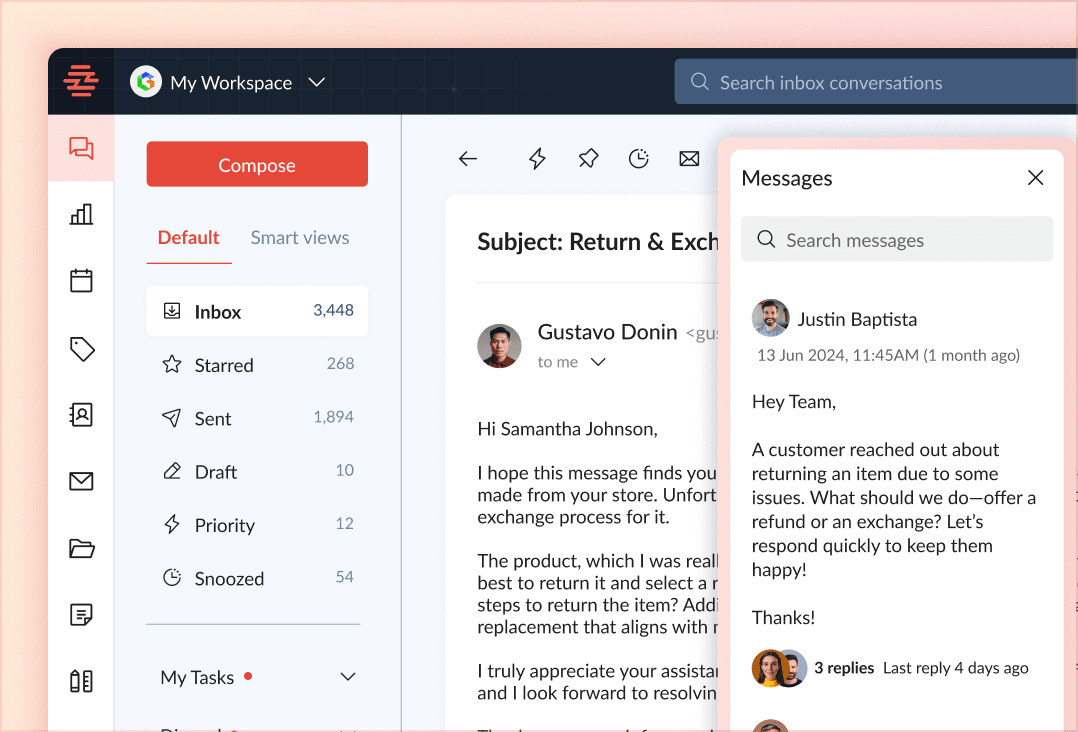 Real-Time Internal Messaging
