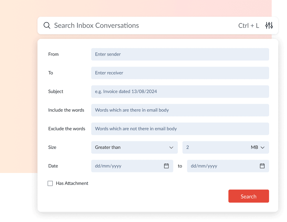 Advanced Search Feature