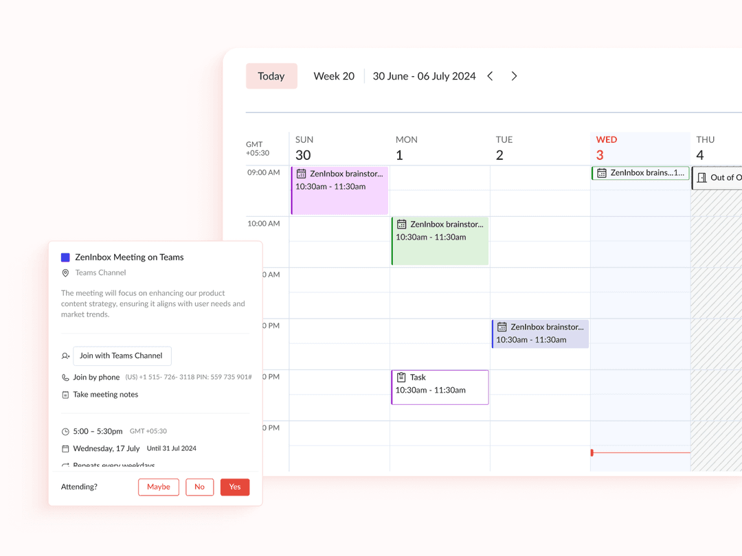 Integrated Calendar