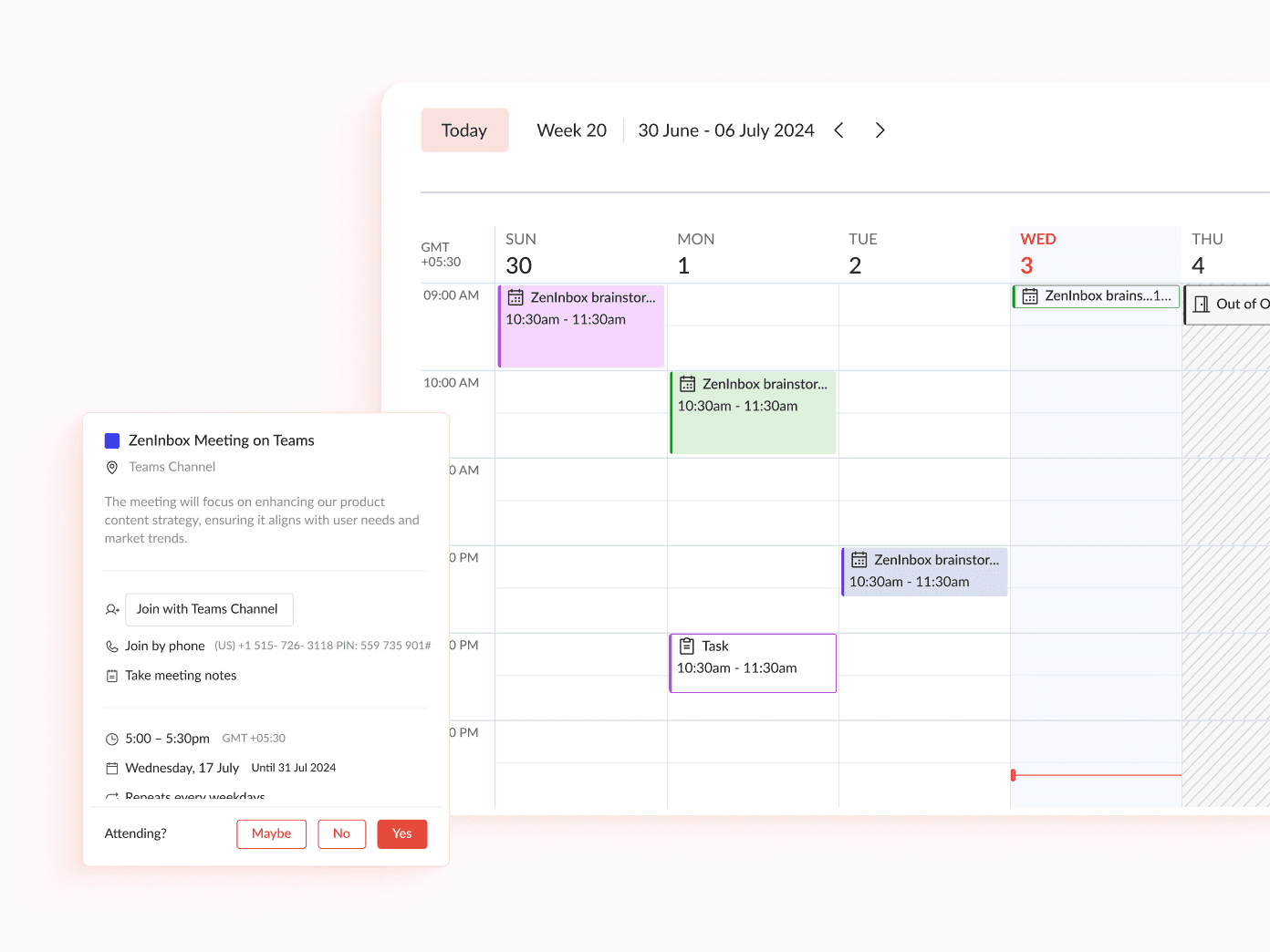 Integrated Calendar