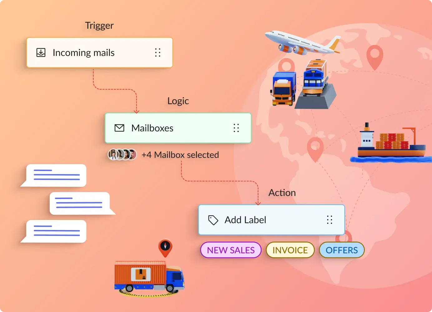 Logistics Hero Section