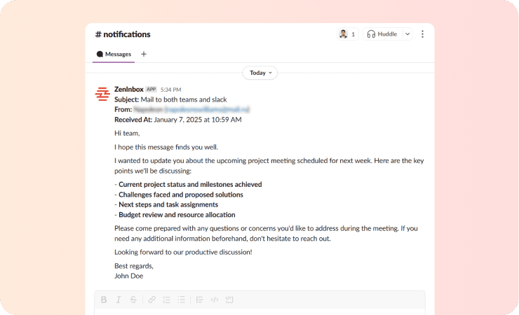 start using the integration