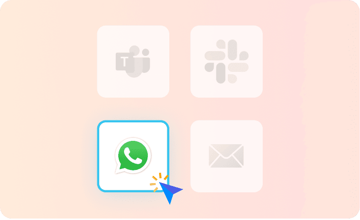 select whatsapp