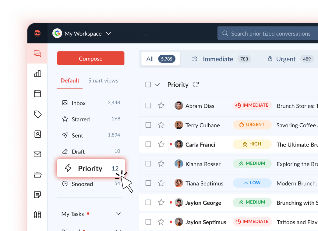 One-click Access to Key Emails