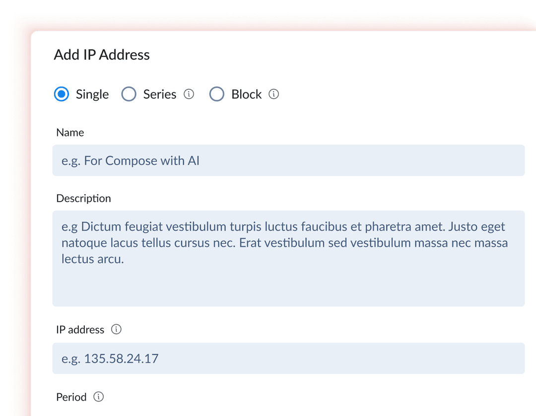 Secure Access with IP Allowlist