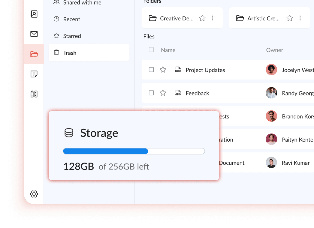 Storage for Attachments